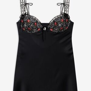 For Love & Lemons Loretta Slip Dress Size S/ Black